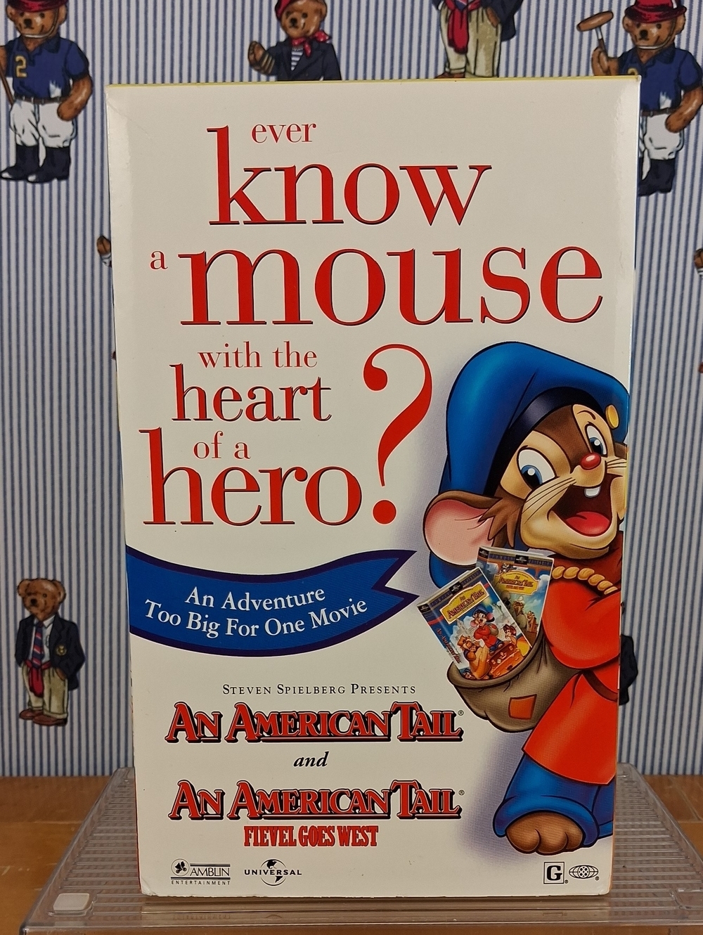 An American Tail Special Limited Edition 2 Pack Collectible Vhs Vcr Movies